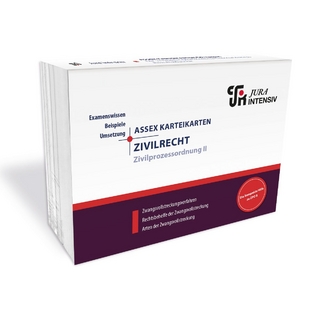 ASSEX Karteikarten Zivilrecht - Zivilprozessordnung II