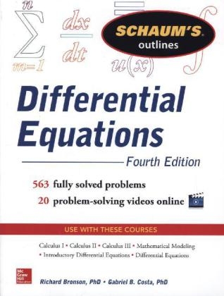 Schaum's Outline of Differential Equations, 4th Edition