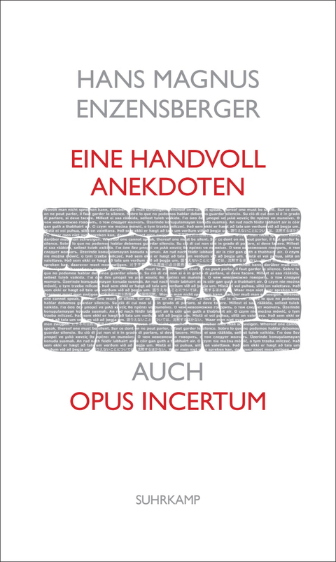 Eine Handvoll Anekdoten - Hans Magnus Enzensberger