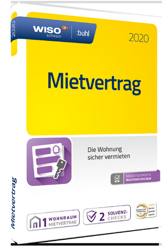 WISO Mietvertrag 2020, 1 CD-ROM