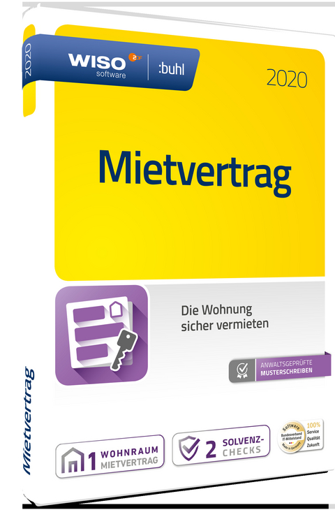 WISO Mietvertrag 2020, 1 CD-ROM