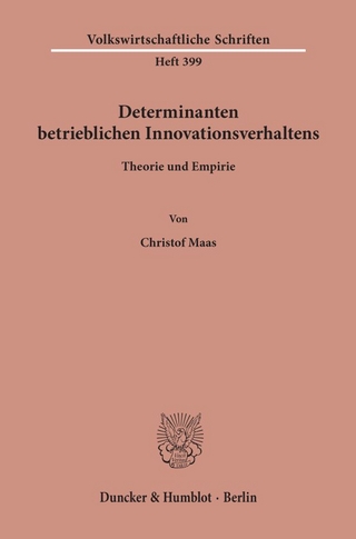 Determinanten betrieblichen Innovationsverhaltens.