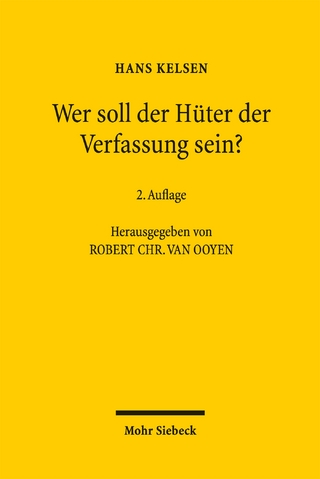 Wer soll der Hüter der Verfassung sein?