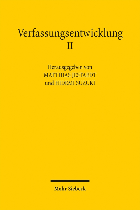 Verfassungsentwicklung II - 