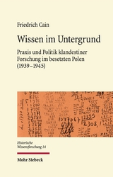 Wissen im Untergrund - Friedrich Cain