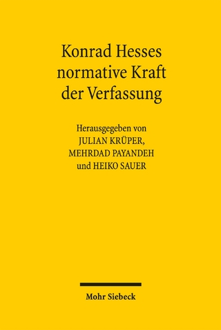 Konrad Hesses normative Kraft der Verfassung