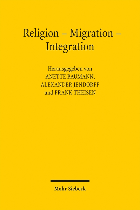 Religion - Migration - Integration - 