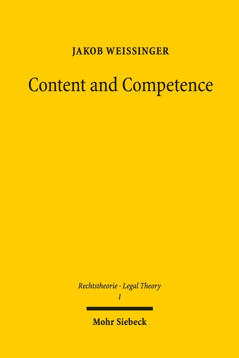 Content and Competence - Jakob Weissinger