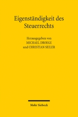 Eigenst&auml;ndigkeit des Steuerrechts - 