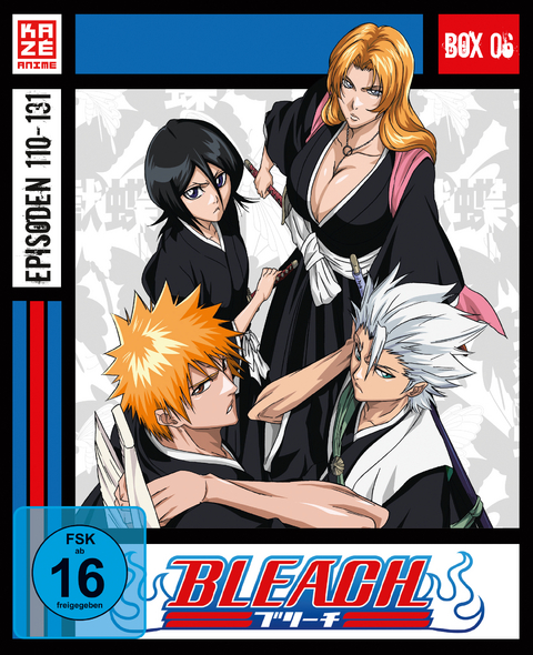 Bleach TV Serie - Blu-ray Box 6 (Episoden 110-131) (4 Blu-rays) - Noriyuki Abe
