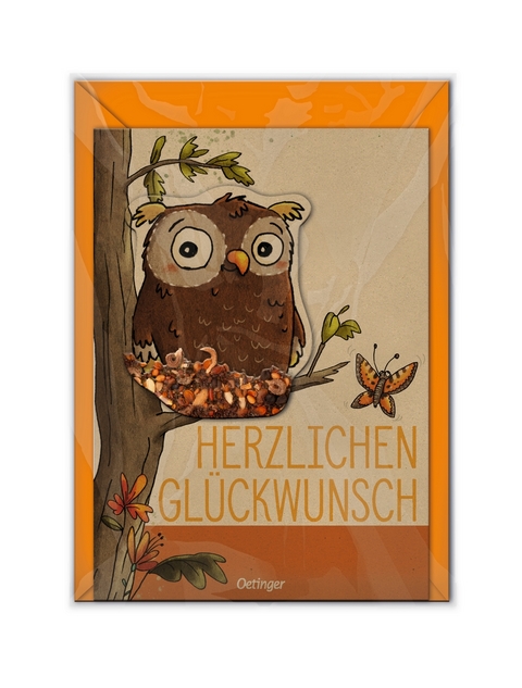 Peter & Piet. Saat-Gru&szlig;karte Eule - Peter Wohlleben