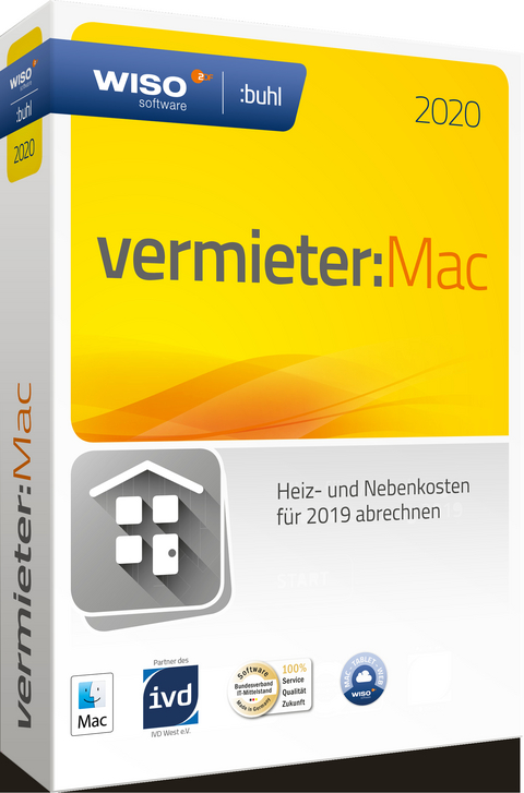 WISO vermieter:Mac 2020, 1 CD-ROM
