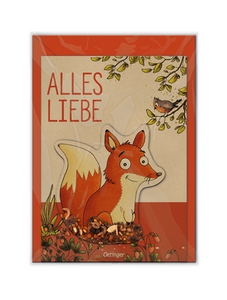 Peter & Piet. Saat-Grußkarte Fuchs