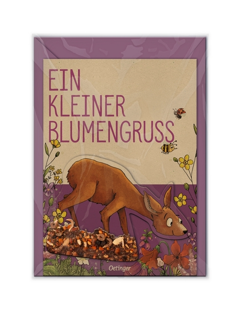 Peter & Piet. Saat-Gru&szlig;karte Reh - Peter Wohlleben