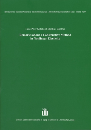 Remarks about a Constructive Method in Nonlinear Elasticity