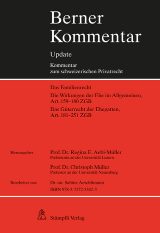 Berner Kommentar Update, Eherecht, Art. 159-251 ZGB, 10. Ergänzungslieferung
