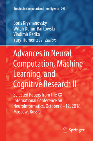 Advances in Neural Computation, Machine Learning, and Cognitive Research II