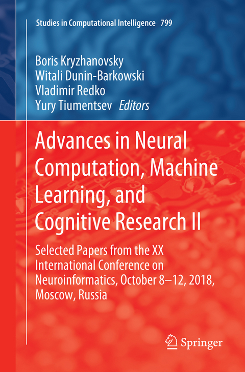 Advances in Neural Computation, Machine Learning, and Cognitive Research II - 