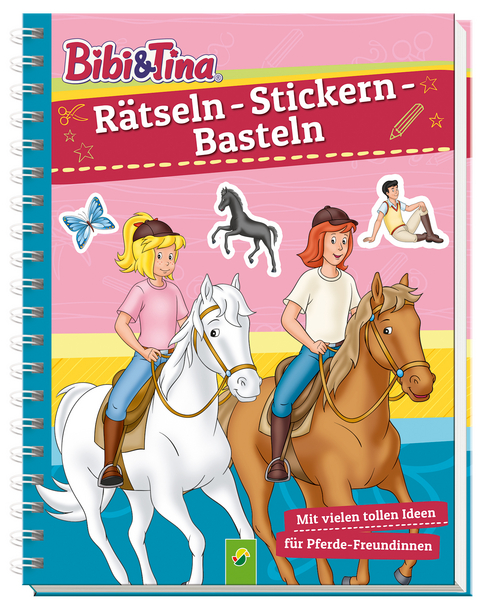 Bibi & Tina - R&auml;tseln, Stickern, Basteln