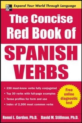 Concise Red Book of Spanish Verbs -  Ronni L. Gordon,  David M. Stillman