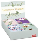 Display 4x10 Expl. Notizhefte Bl&uuml;tenzauber DIN A6, Einzel-UVP 2,99 - 