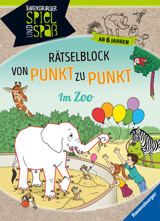 Rätselblock von Punkt zu Punkt: Im Zoo