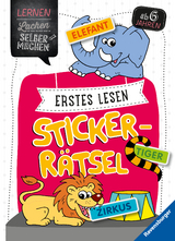 Erstes Lesen Sticker-R&auml;tsel ab 5 Jahren - Kirstin Jebautzke