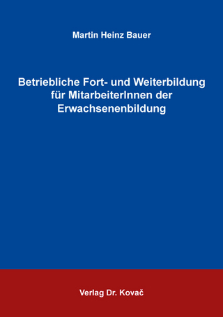 Betriebliche Fort- und Weiterbildung für MitarbeiterInnen der Erwachsenenbildung