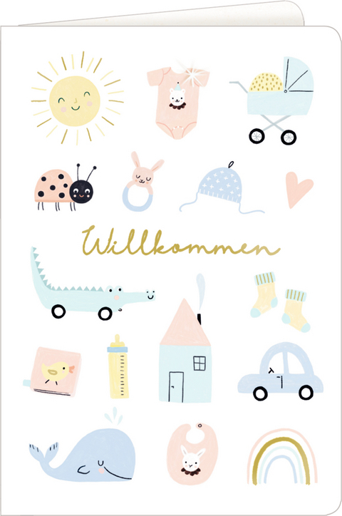 Gru&szlig;karten - Meine kleine Welt - Willkommen!