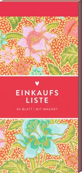 Einkaufsliste (Pinke Blumen, H&ouml;lker K&uuml;chenpapeterie)