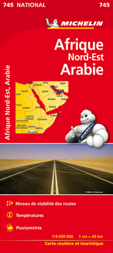 Africa North East, Arabia - Michelin National Map 745 - Michelin