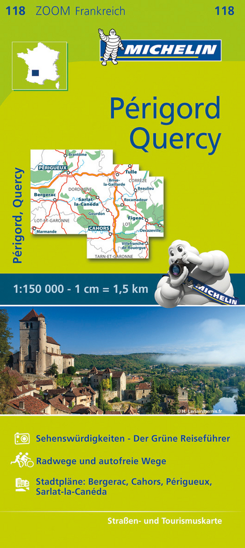 Quercy Perigord - Zoom Map 118 -  Michelin