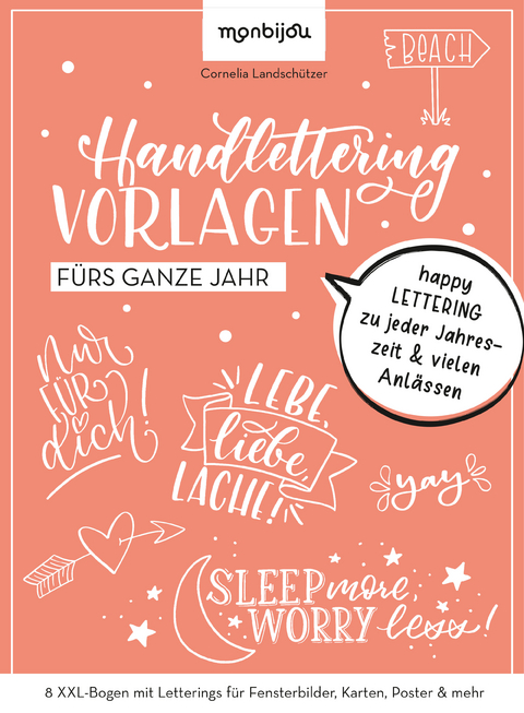 Handlettering-Vorlagen f&uuml;rs ganze Jahr - Cornelia Landsch&uuml;tzer