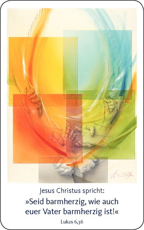 Jahreslosung M&uuml;nch 2021 - Kalender im Scheckkartenformat (10er-Set) - Eberhard M&uuml;nch