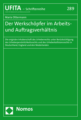 Der Werksch&ouml;pfer im Arbeits- und Auftragsverh&auml;ltnis - Maria Ottermann