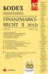 KODEX Finanzmarktrecht Band II 2019/20 - Doralt, Werner