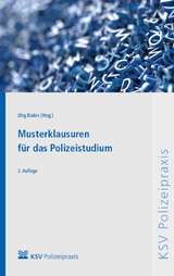 Musterklausuren f&uuml;r das Polizeistudium - 