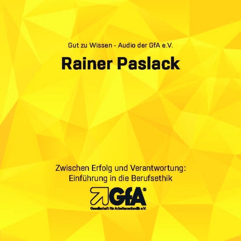 Zwischen Erfolgt und Verantwortung: - Rainer Paslack