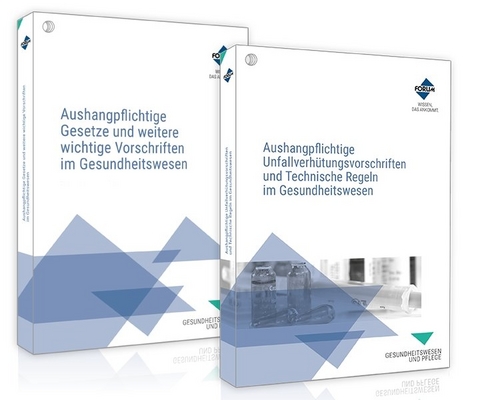 Das Aushangpflichten-Paket f&uuml;r das Gesundheitswesen - Aushangpflichtige Gesetze + Unfallverh&uuml;tungsvorschriften