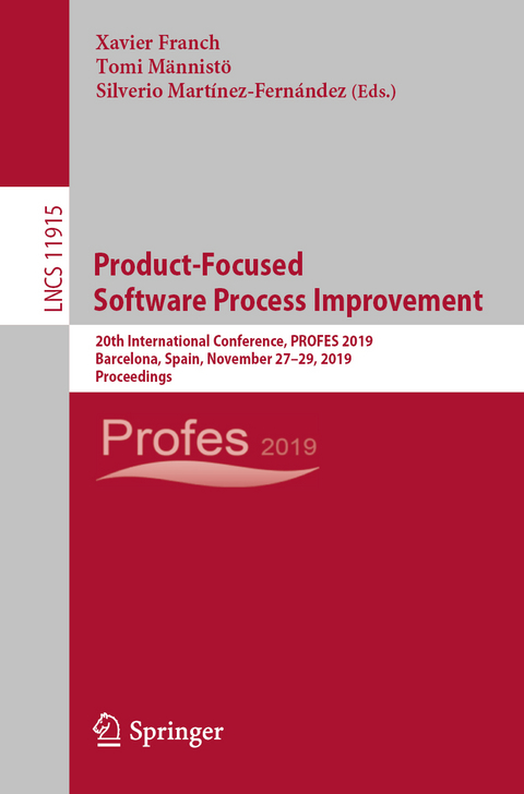 Product-Focused Software Process Improvement - 