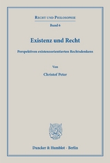 Existenz und Recht. - Christof Peter