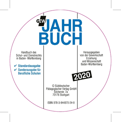 GEW-Jahrbuch 2020 CD-ROM - Michael Rux, Inge Goerlich