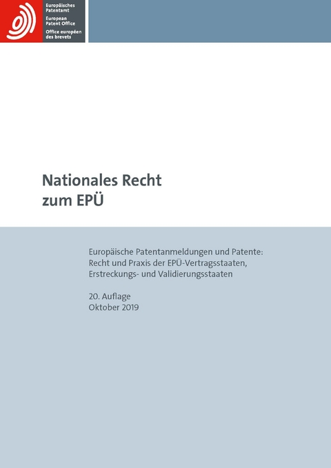 Nationales Recht zum EP&Uuml;