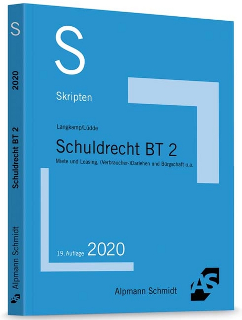 Skript Schuldrecht BT 2 - Tobias Langkamp, Jan Stefan L&uuml;dde