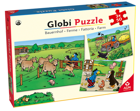 Globi Puzzle Bauernhof