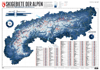 268 Skigebiete der Alpen