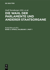Die Wahl der Parlamente und anderer Staatsorgane / Afrika - 