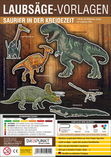 Laubs&auml;gevorlage Saurier in der Kreidezeit - 