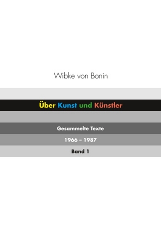 Über Kunst und Künstler Band 1