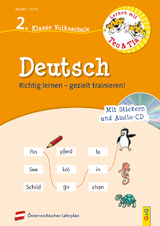 Lernen mit Teo und Tia Deutsch &ndash; 2. Klasse Volksschule mit CD - Verena M&uuml;ller, Erika Stoifl